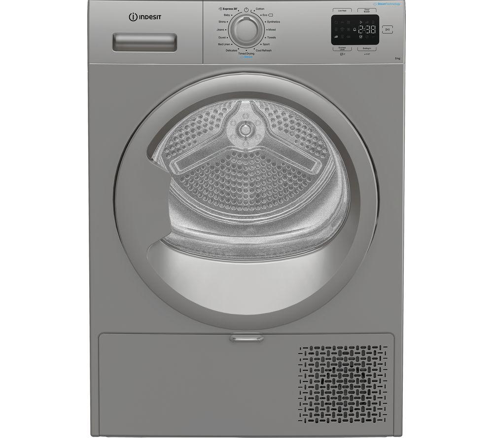 INDESIT C YD 92D SS UK 9 kg Heat Pump Tumble Dryer - Silver