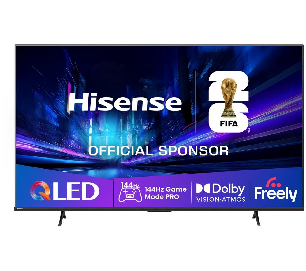 HISENSE E7Q PRO 55" QLED 4K HDR Smart TV with Freely - 55E7QTUK PRO