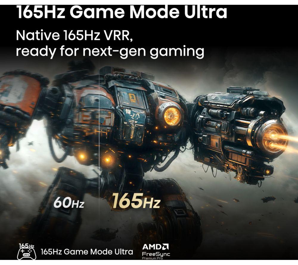 HISENSE U8Q 65" Mini LED 4K 165Hz Smart AI TV with Freely - 65U8QTUK