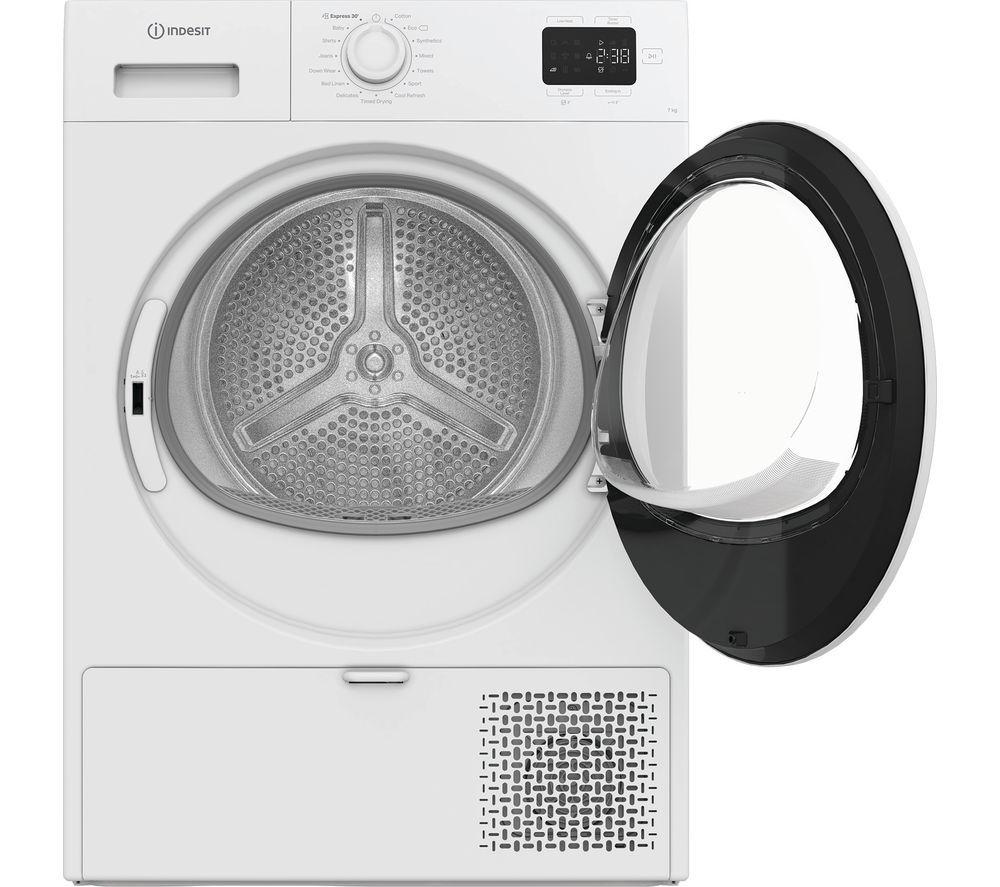 INDESIT C YSD 72D WW UK 7 kg Heat Pump Tumble Dryer - White