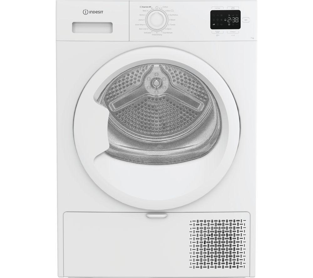 INDESIT C YSD 72D WW UK 7 kg Heat Pump Tumble Dryer - White