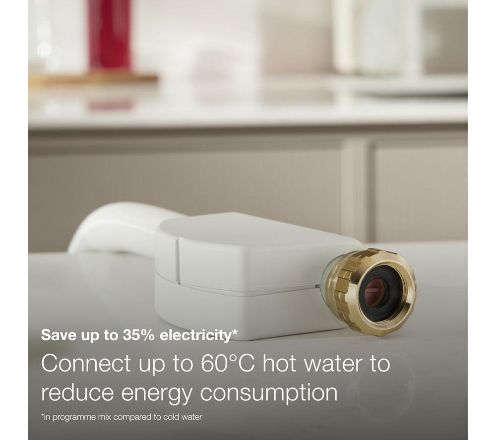 Lavavajillas MIELE AutoDos G7040 SC de tamaño completo con WiFi - Blanco