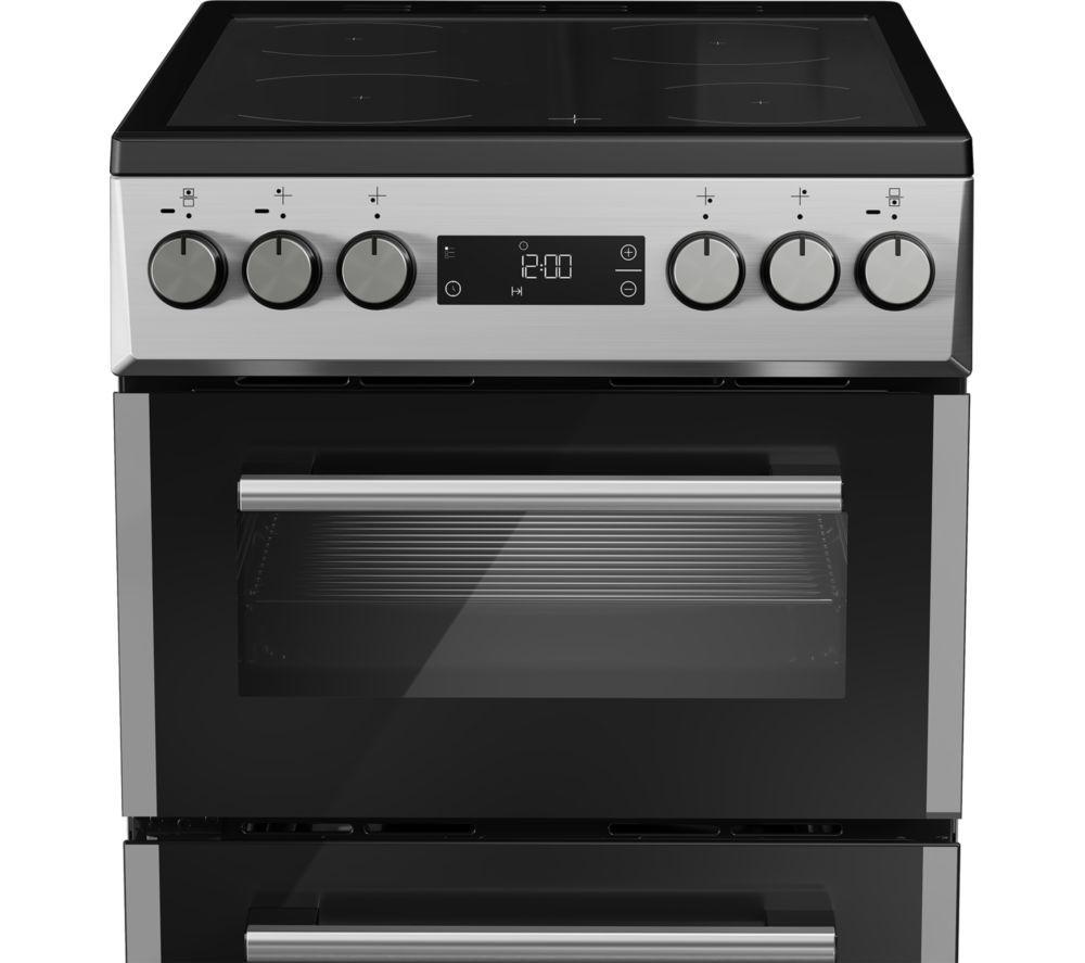 KENWOOD KTC50S25 Cocina eléctrica de cerámica de 50 cm - Plateada