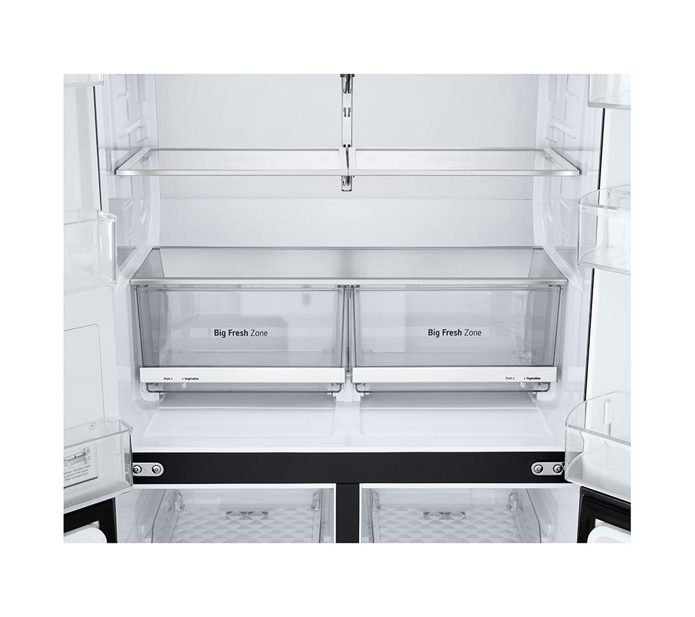 Frigorífico americano inteligente LG NatureFRESH GMF960EV4E - Essence Black Steel