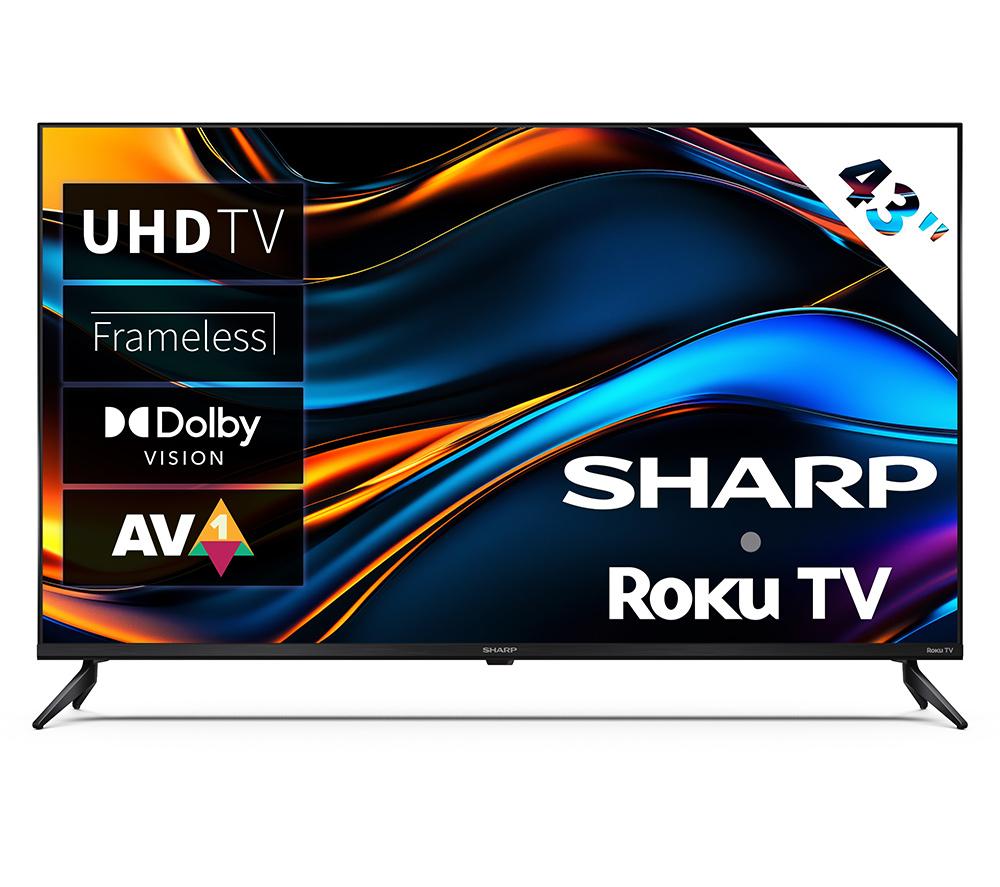 SHARP 4T-C43HJ4725K 43" Smart 4K Ultra HD HDR LED TV