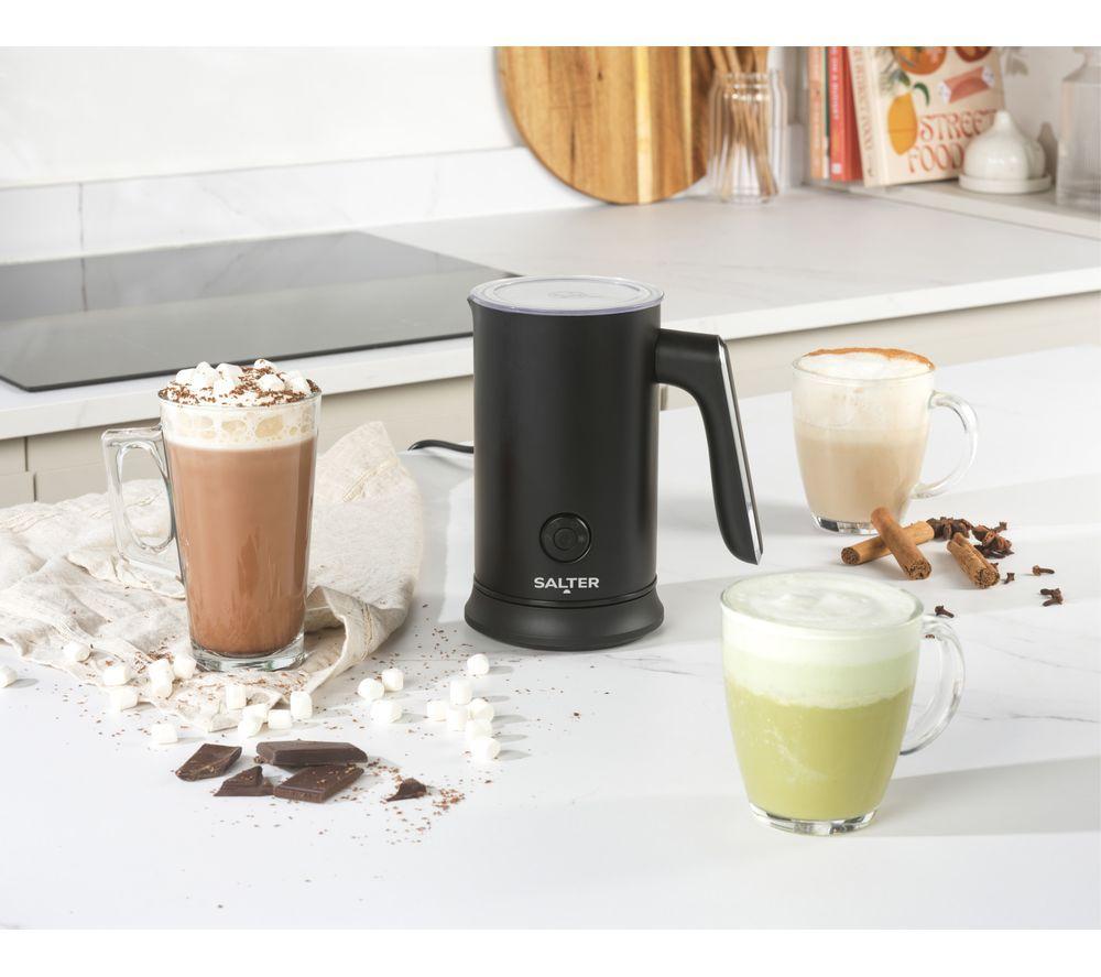 SALTER La chocolatera y espumador de leche eléctrico EK5134F - Negro