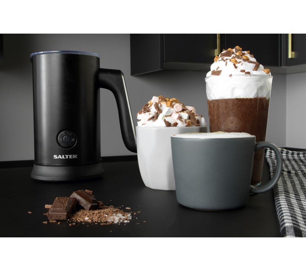 SALTER La chocolatera y espumador de leche eléctrico EK5134F - Negro