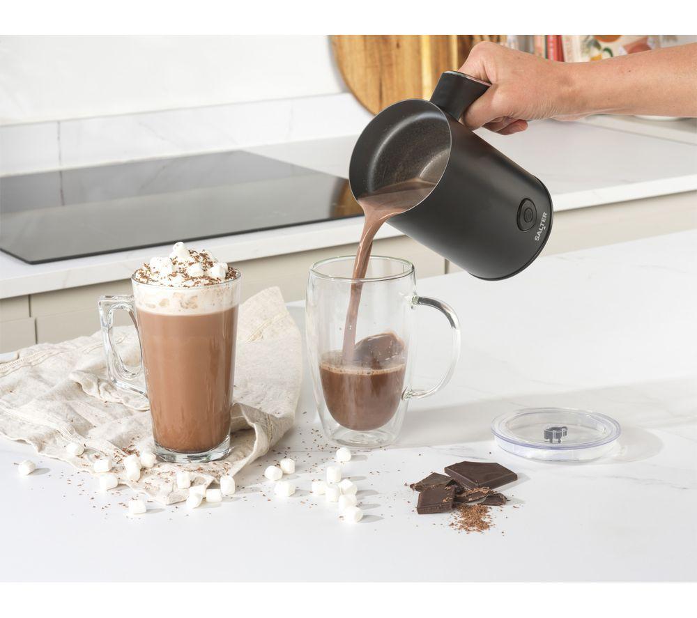 SALTER La chocolatera y espumador de leche eléctrico EK5134F - Negro
