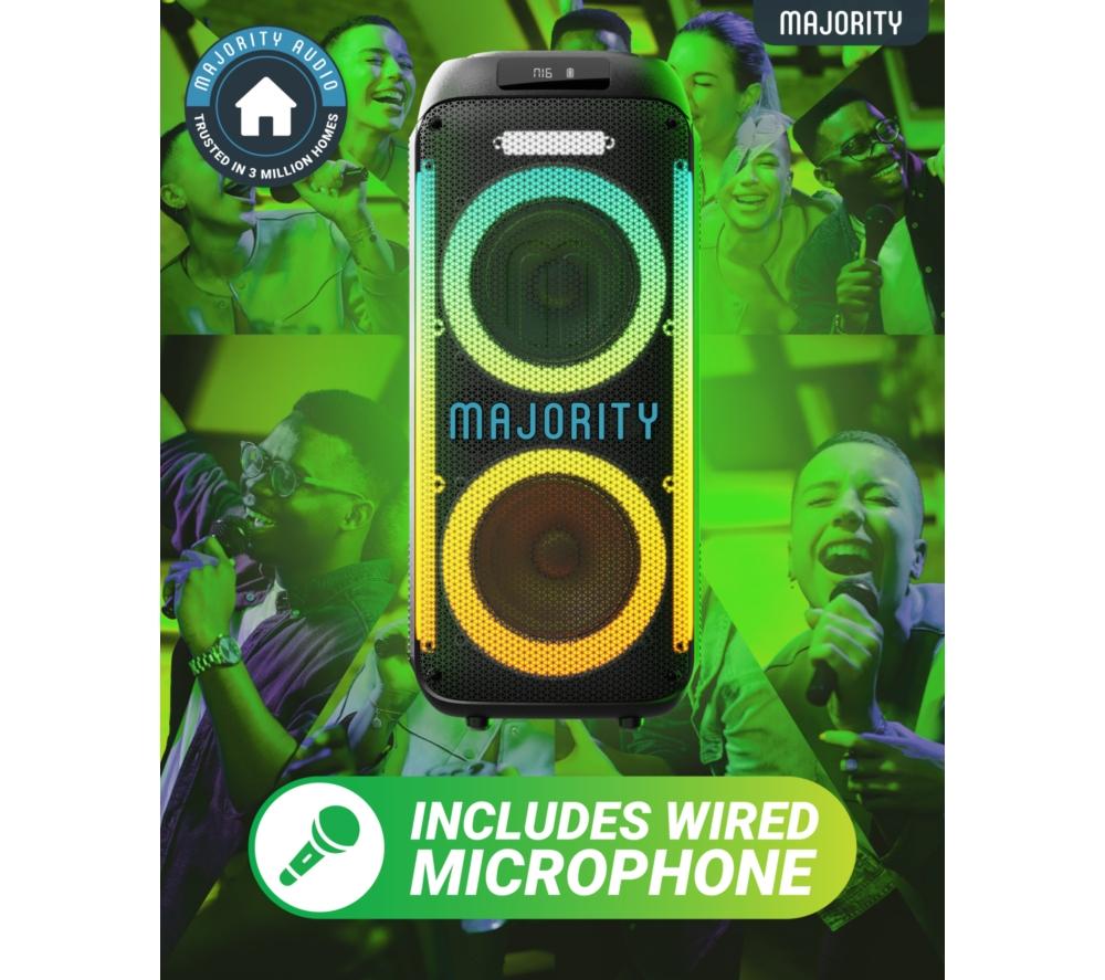 Altavoz Portátil para Fiestas Bluetooth Megasound MAJORITY Pulse 2 - Negro