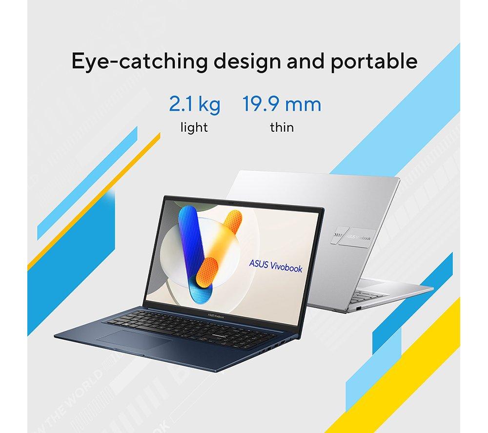 ASUS Vivobook 17 X1704VA 17.3" Laptop - Intel® Core™ i5, 512 GB SSD, Silver