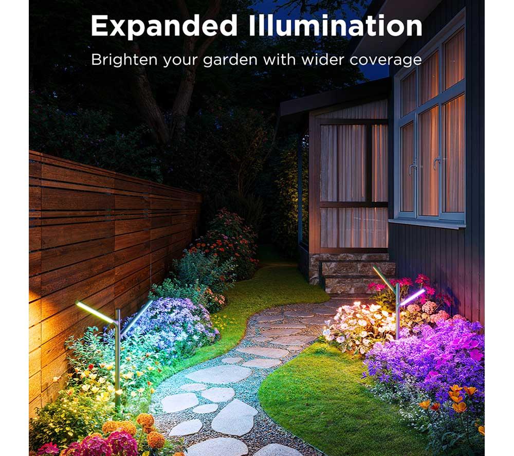 GOVEE H7086 Smart Outdoor Garden Lights - Pack of 2