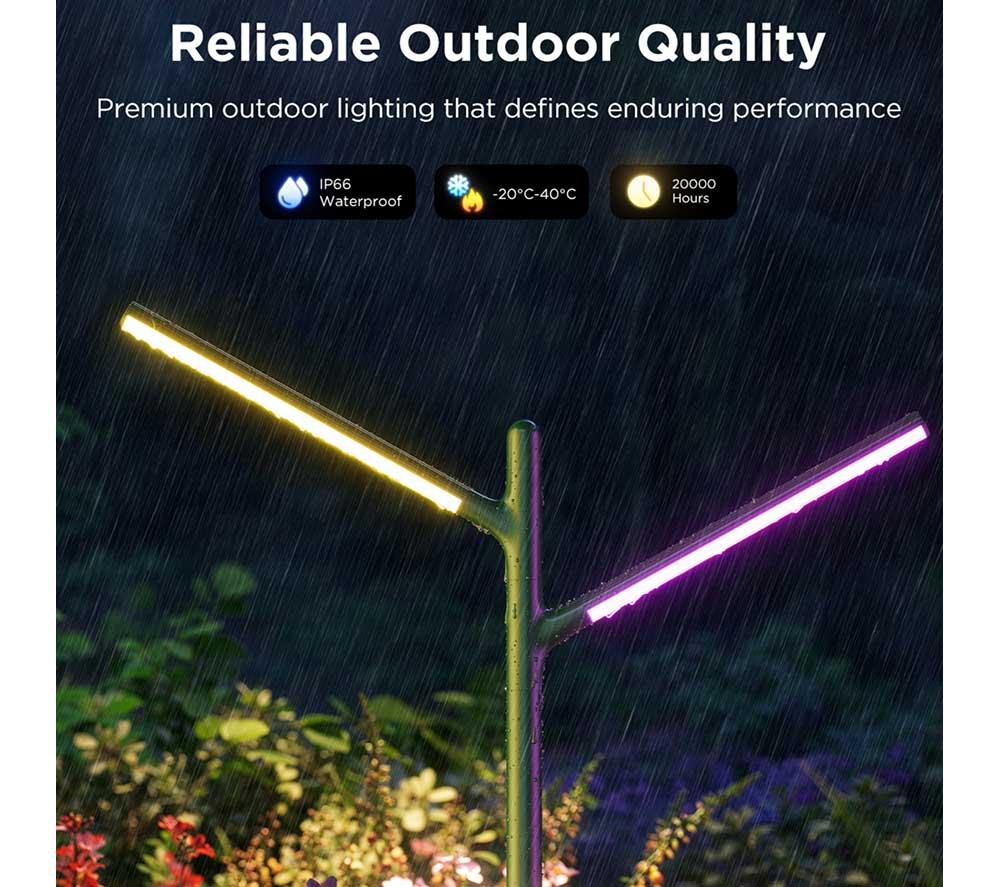 GOVEE H7086 Smart Outdoor Garden Lights - Pack of 2