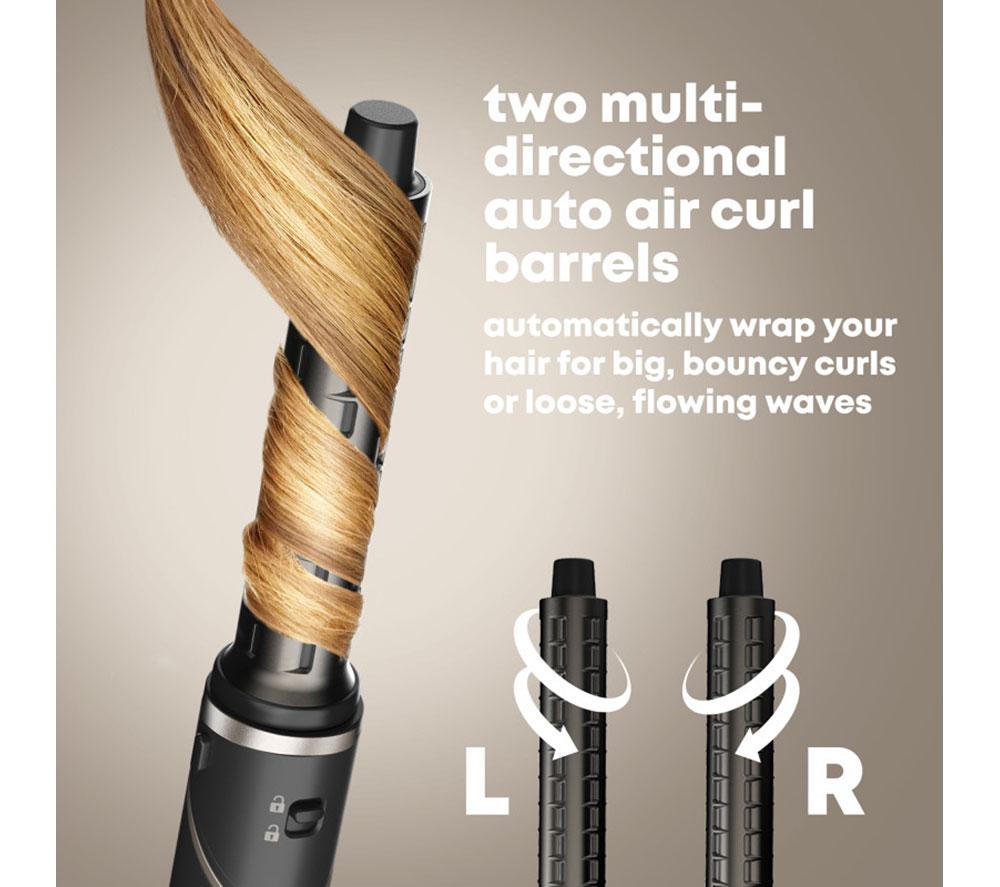 REVAMP Curl Air Style 7-in-1 Ionic Air Styler - Black
