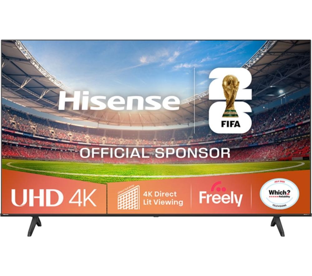 HISENSE A6Q 55" LED 4K HDR Smart TV with Freely - 55A6QTUK