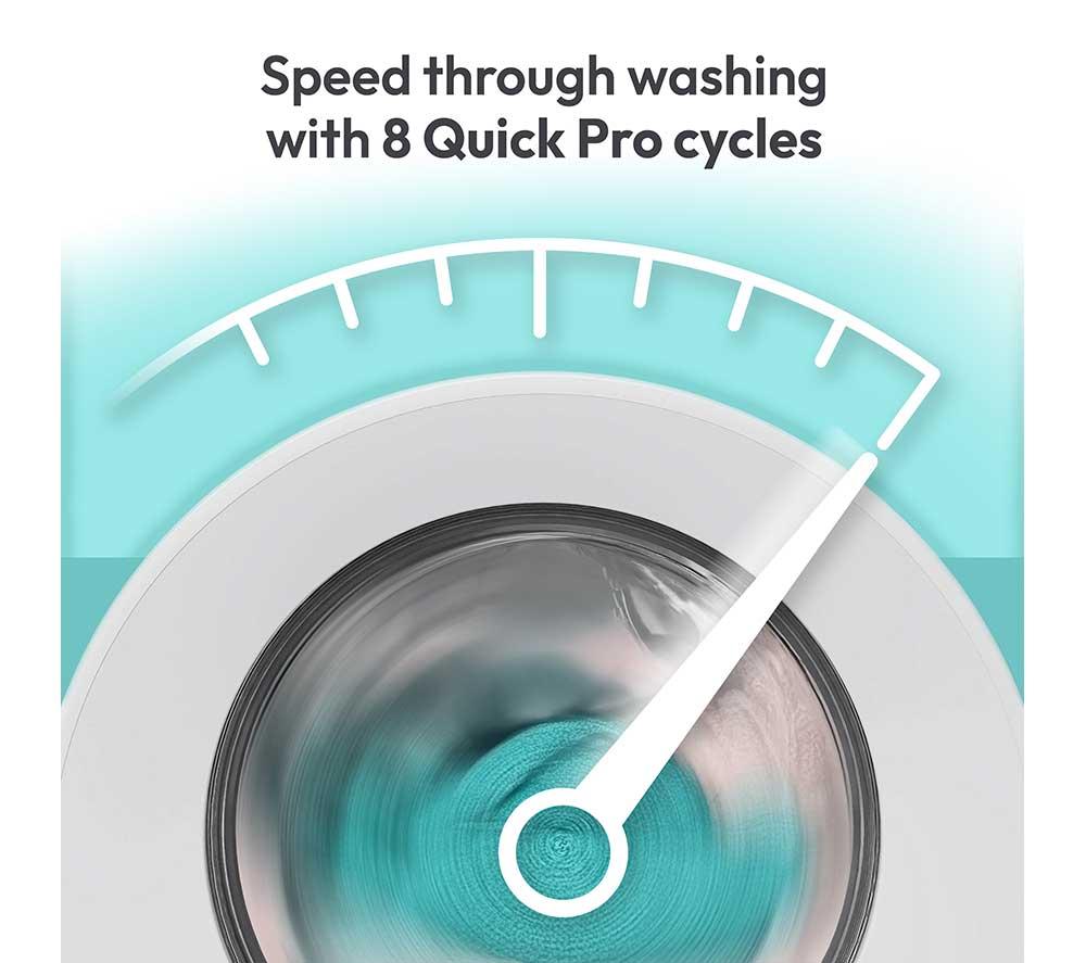 CANDY Quick Pro GD 498-80 9 kg 1400 Spin Washing Machine - White