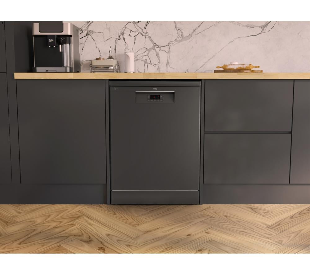 Lavavajillas de tamaño completo BEKO Pro HygieneIntense BDFN15440G - Grafito