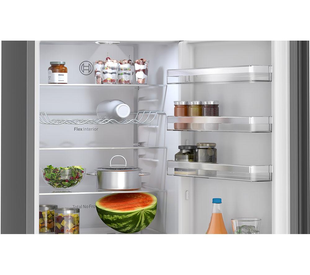 BOSCH Series 4 KGN39OCAFG 70/30 Fridge Freezer - Anthracite Steel