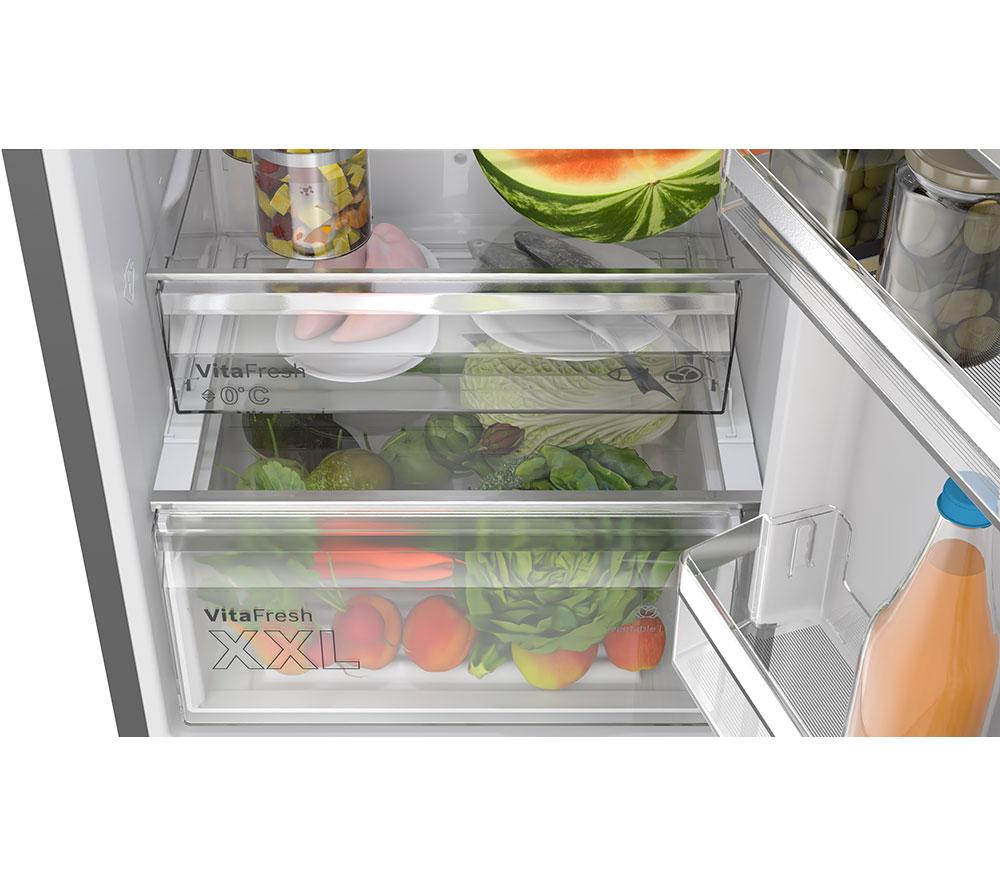 BOSCH Series 4 KGN39OCAFG 70/30 Fridge Freezer - Anthracite Steel