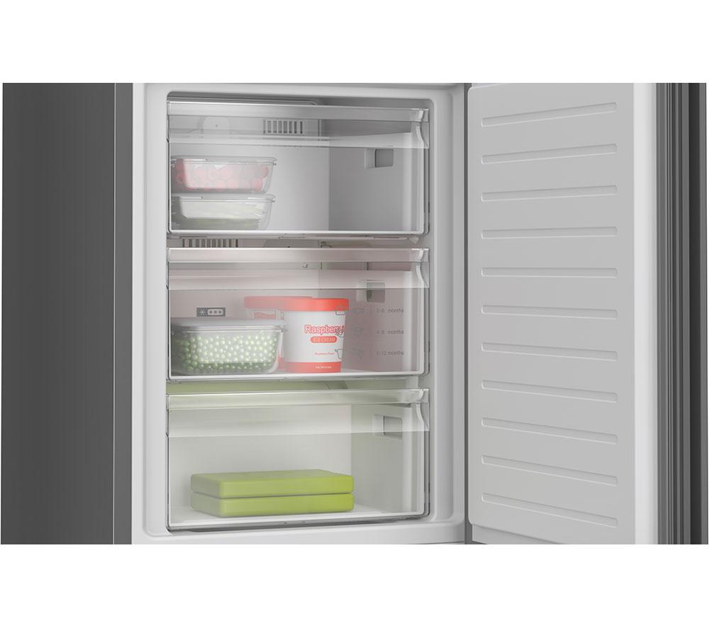 BOSCH Series 4 KGN39OCAFG 70/30 Fridge Freezer - Anthracite Steel