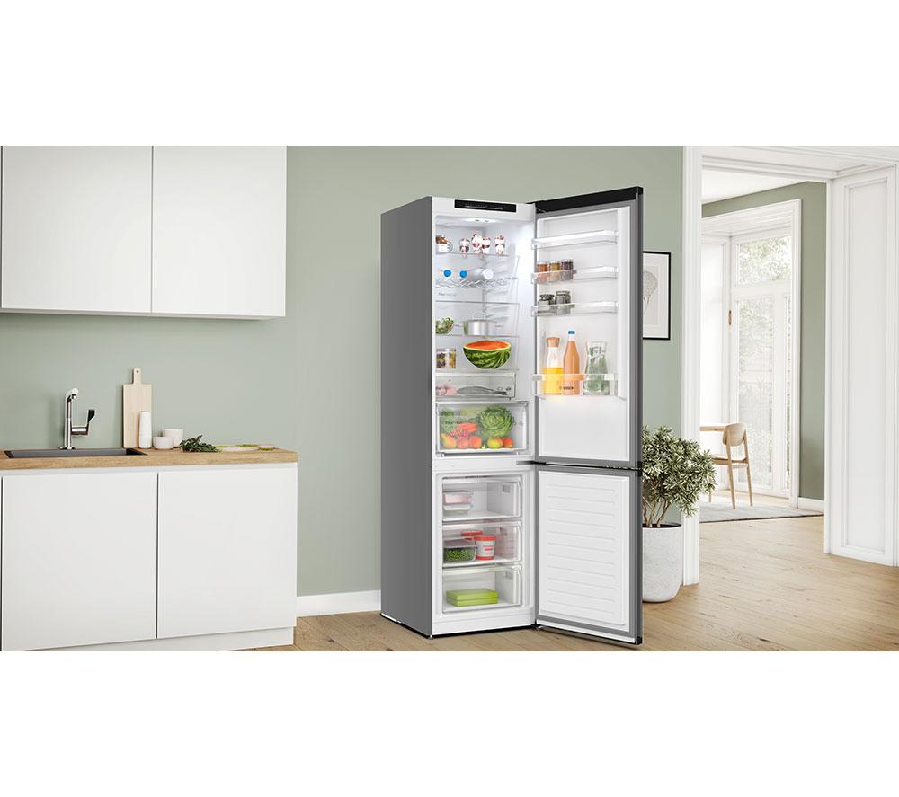 BOSCH Series 4 KGN39OCAFG 70/30 Fridge Freezer - Anthracite Steel