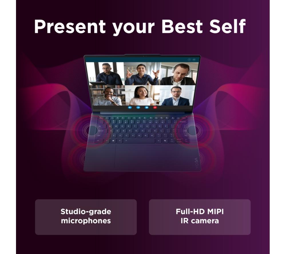 LENOVO Yoga Slim 7 14.5" Laptop, Copilot+ PC - Snapdragon X Plus, 1 TB SSD, Cosmic Blue