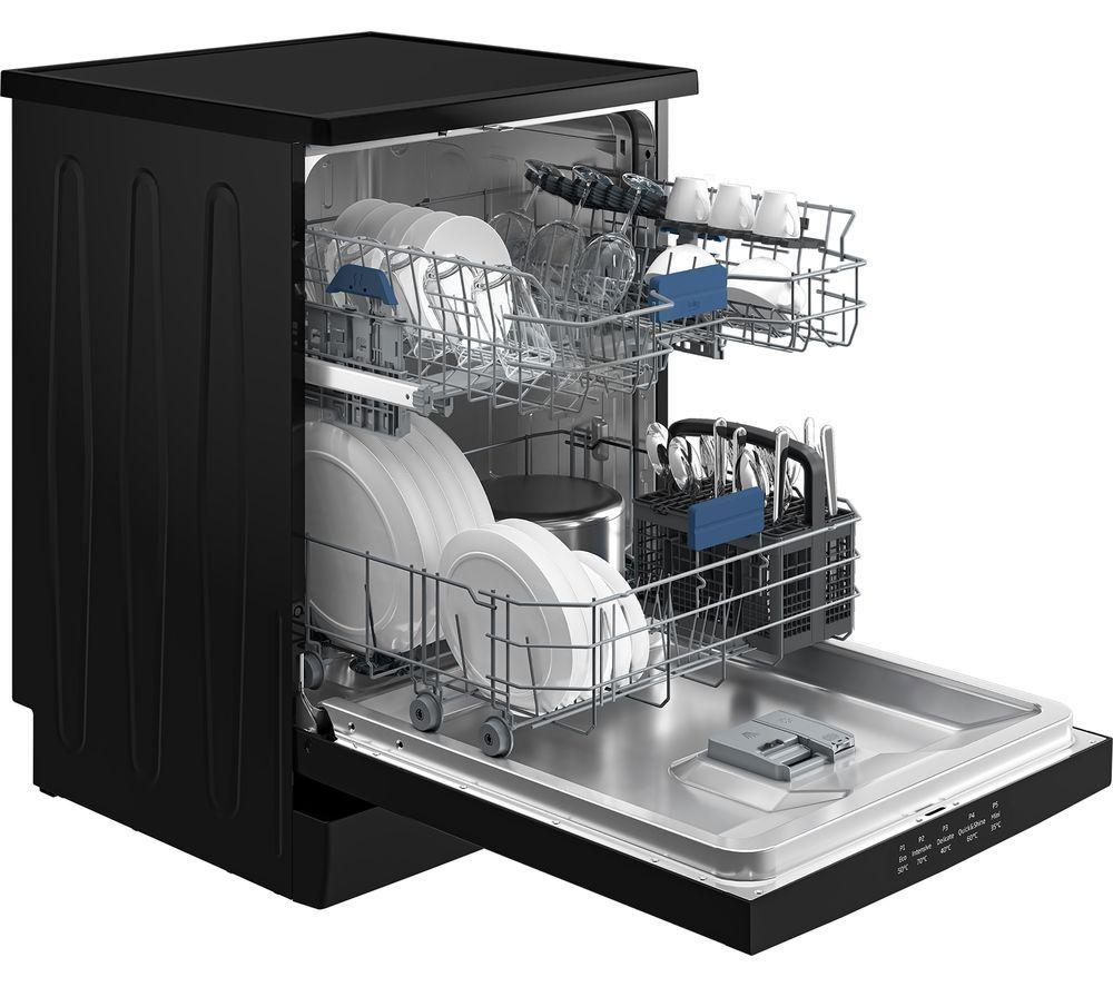 Lavavajillas de tamaño completo BEKO Pro HygieneIntense BDFN15330B - Negro