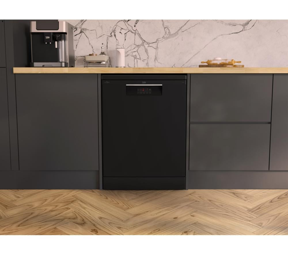 Lavavajillas de tamaño completo BEKO Pro HygieneIntense BDFN15330B - Negro