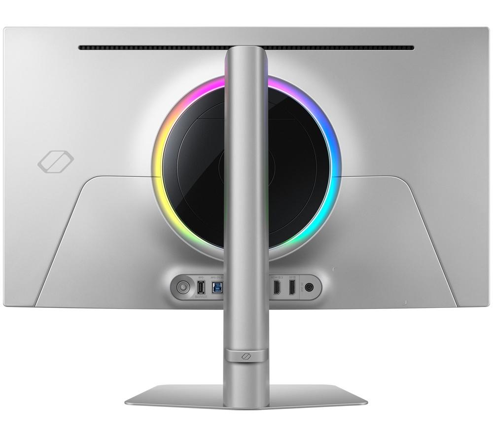 SAMSUNG Odyssey G8 LS27FG810SUXXU 4K Ultra HD 27" QD-OLED Gaming-Monitor – Silber