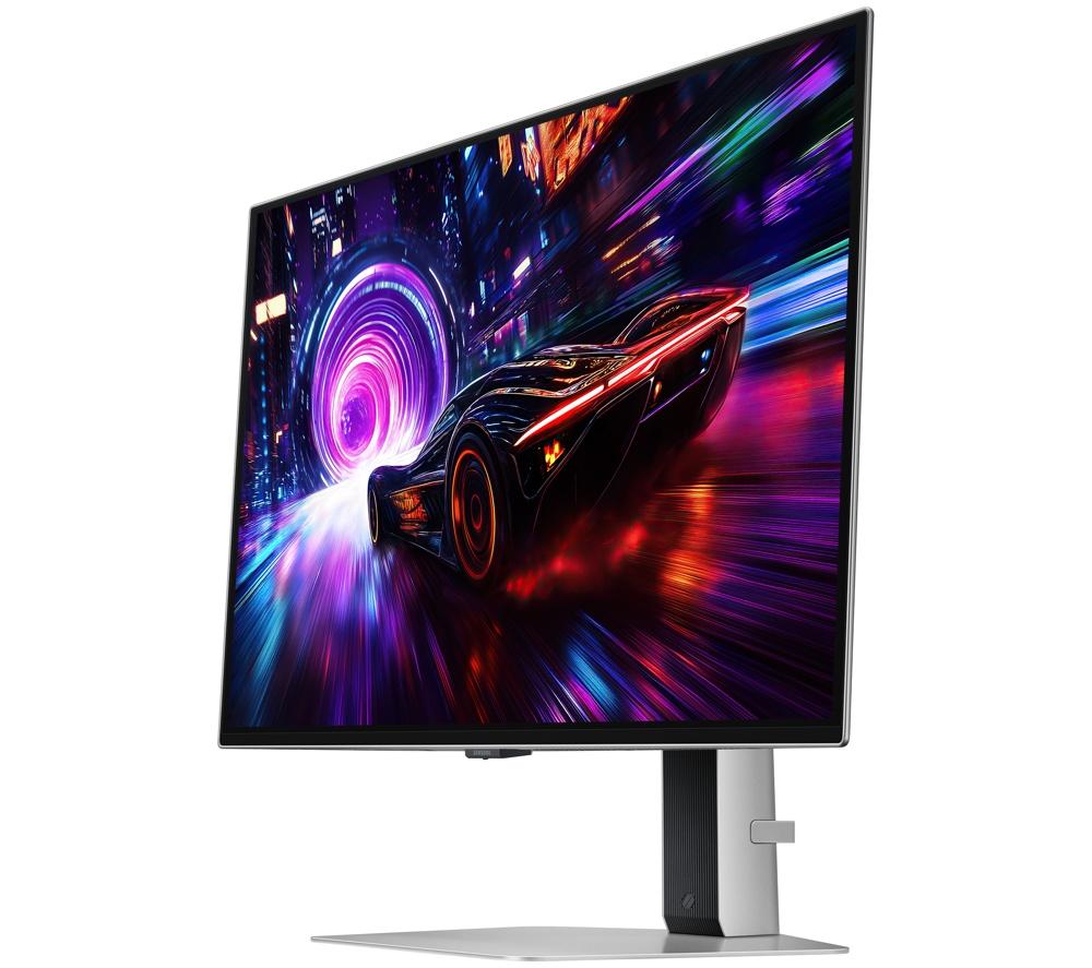 SAMSUNG Odyssey G8 LS27FG810SUXXU 4K Ultra HD 27" QD-OLED Gaming-Monitor – Silber