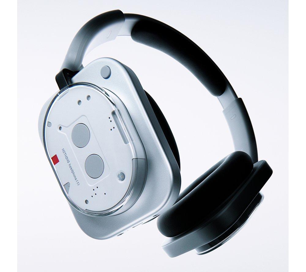 NOTHING Headphone (1) Wireless Bluetooth Noise-Cancelling Headphones - White