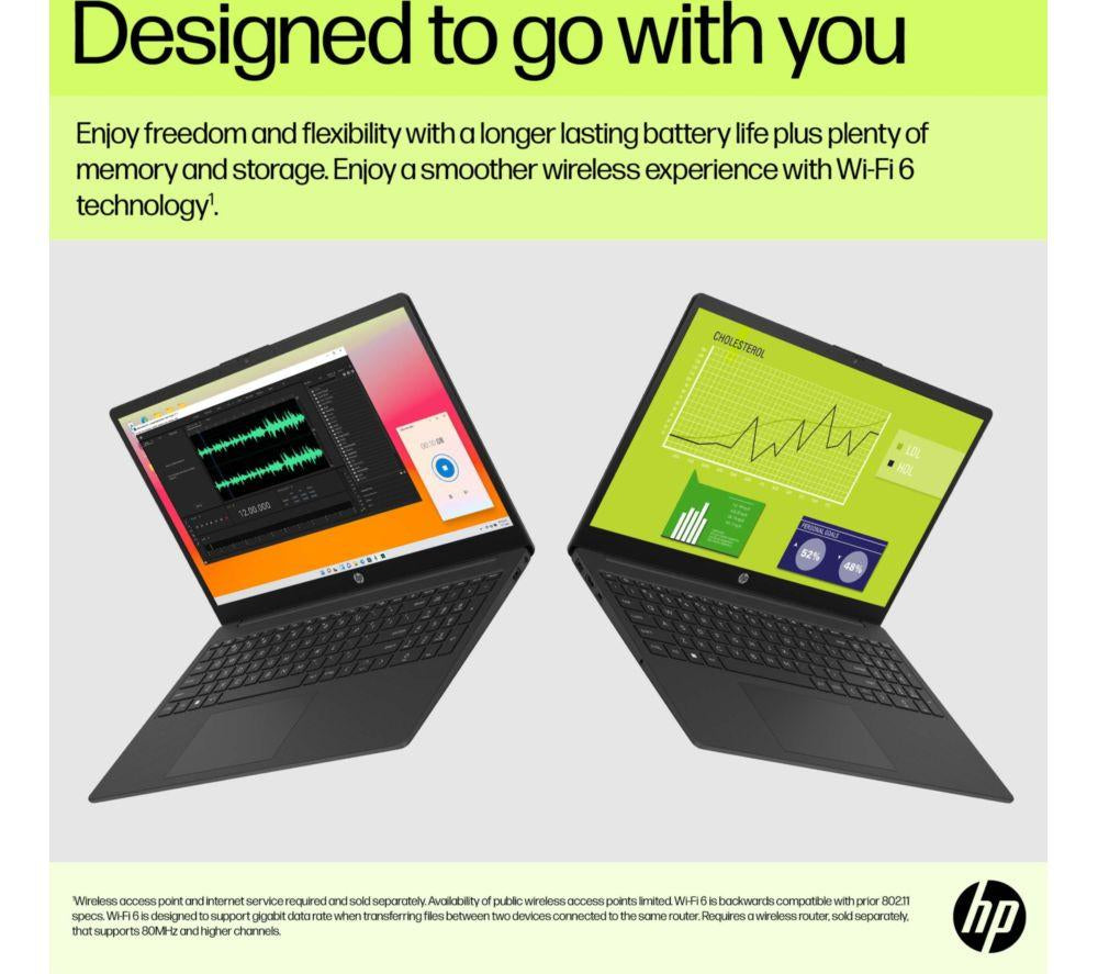 Portátil HP 15-fd0554sa de 15,6" - Intel® Core™ i5, SSD de 256 GB, negro azabache