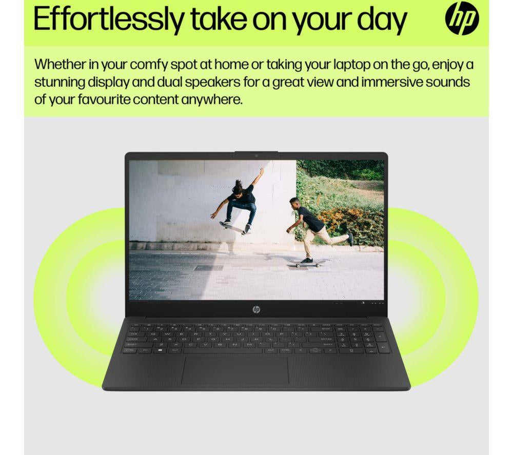 Portátil HP 15-fd0554sa de 15,6" - Intel® Core™ i5, SSD de 256 GB, negro azabache