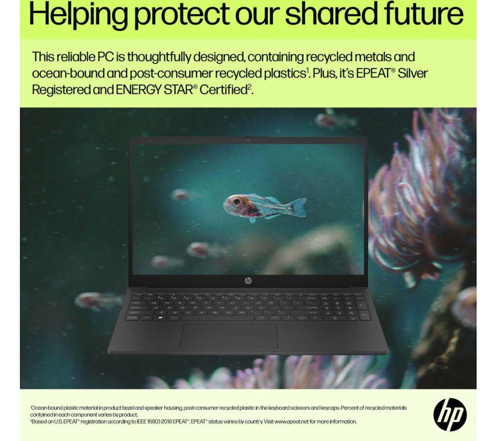 Portátil HP 15-fd0554sa de 15,6" - Intel® Core™ i5, SSD de 256 GB, negro azabache