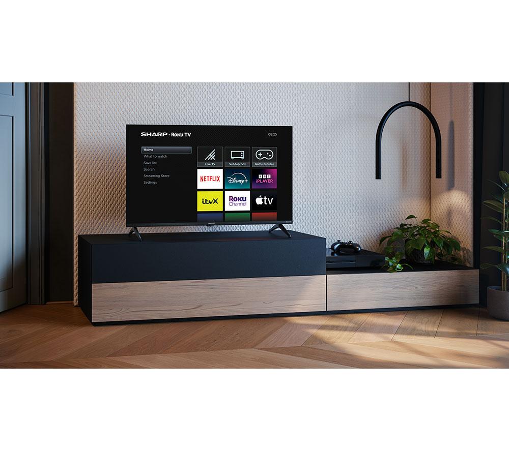 SHARP 2T-C40HD2725KB Roku TV 40" Smart Full HD HDR LED TV