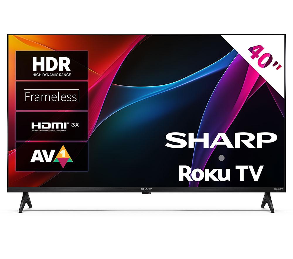 SHARP 2T-C40HD2725KB Roku TV 40" Smart Full HD HDR LED TV