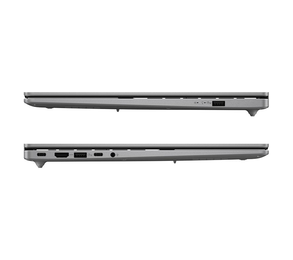 ASUS Vivobook 16 M1607KA portátil de 16", Copilot+ PC - AMD Ryzen AI 5, SSD de 512 GB, Cool Silver