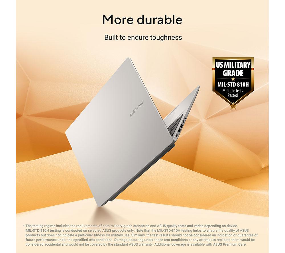 ASUS Vivobook 16 M1607KA portátil de 16", Copilot+ PC - AMD Ryzen AI 5, SSD de 512 GB, Cool Silver