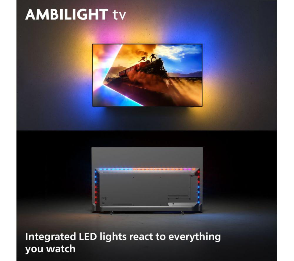 PHILIPS OLED760 55" OLED 4K HDR Ambilight Smart TV - 55OLED760/12
