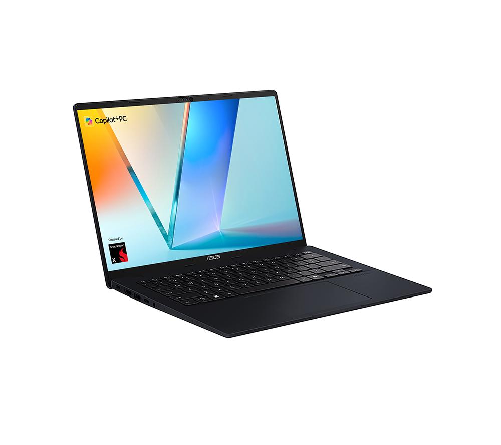 ASUS Vivobook 14 X1407QA 14" Laptop, Copilot+ PC - Snapdragon X, 512 GB SSD, Quiet Blue