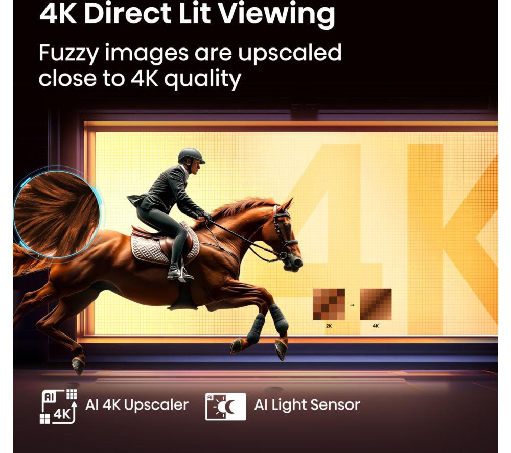 HISENSE A6Q 50" LED 4K HDR Smart TV con Freely - 50A6QTUK