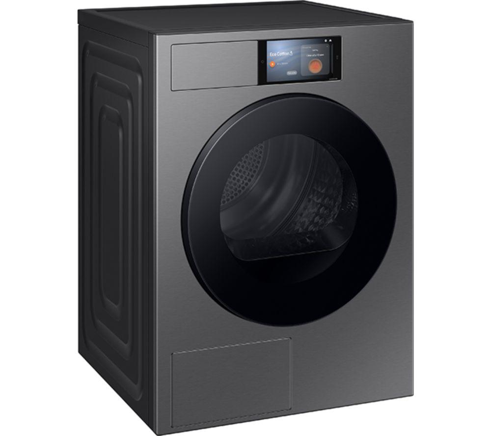 SAMSUNG Series 9 AI Home DV90F09F4SU1 9 kg Heat Pump Tumble Dryer - Dark Steel