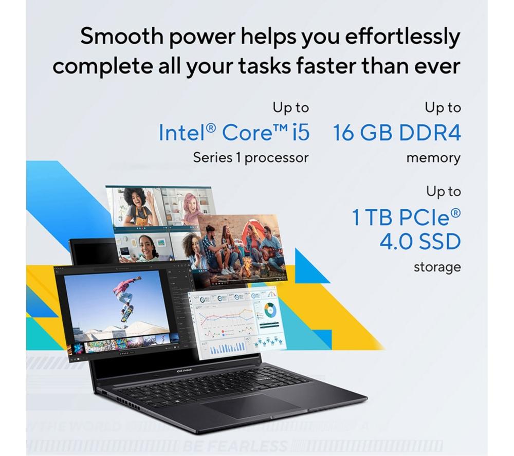 ASUS Vivobook 16 OLED X1605VA 16" Laptop - Intel® Core™ i5, 1 TB SSD, Black