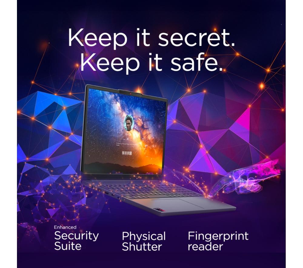 LENOVO IdeaPad Slim 3 15,3" Laptop, Copilot+ PC - Snapdragon X, 256 GB SSD, Luna Grey