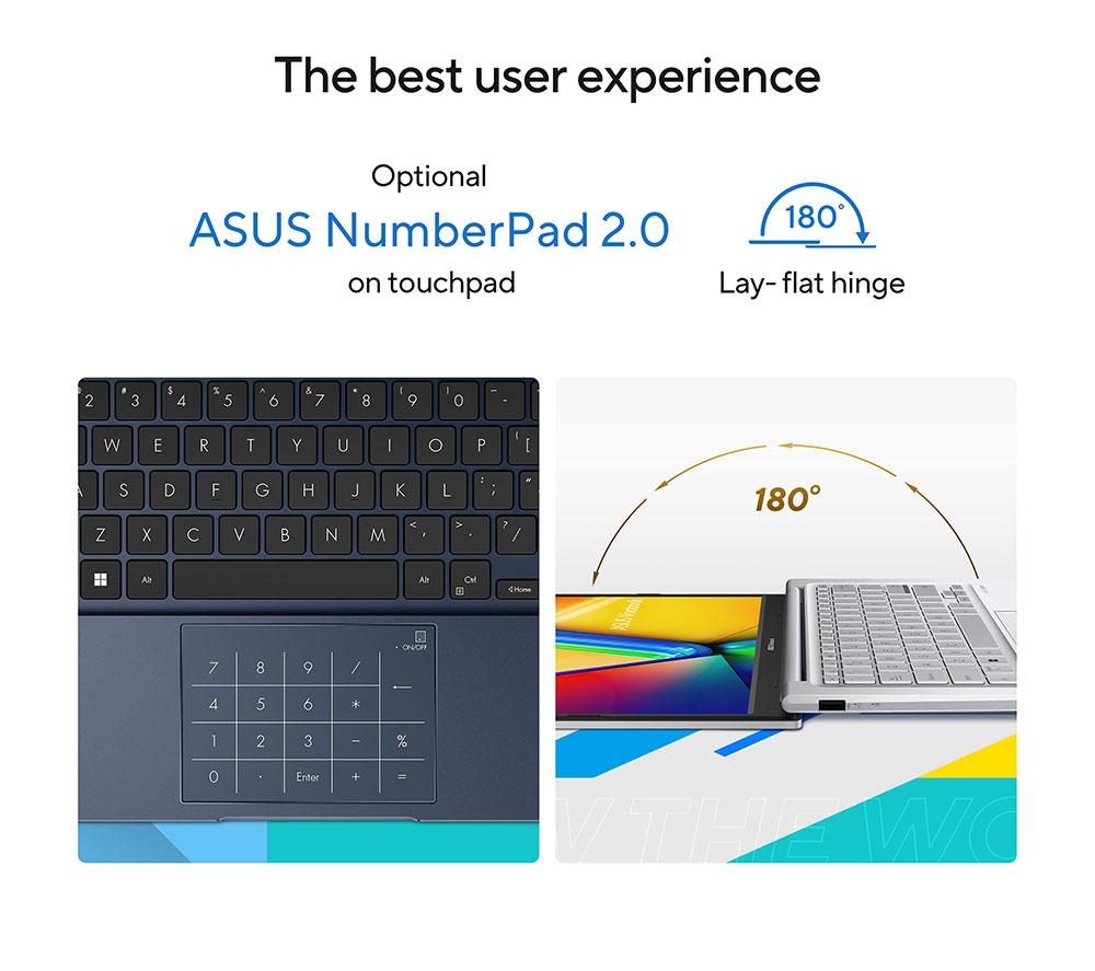 ASUS Vivobook 14 X1404VA portátil de 14" - Intel® Core™ i3, SSD de 512 GB, plata