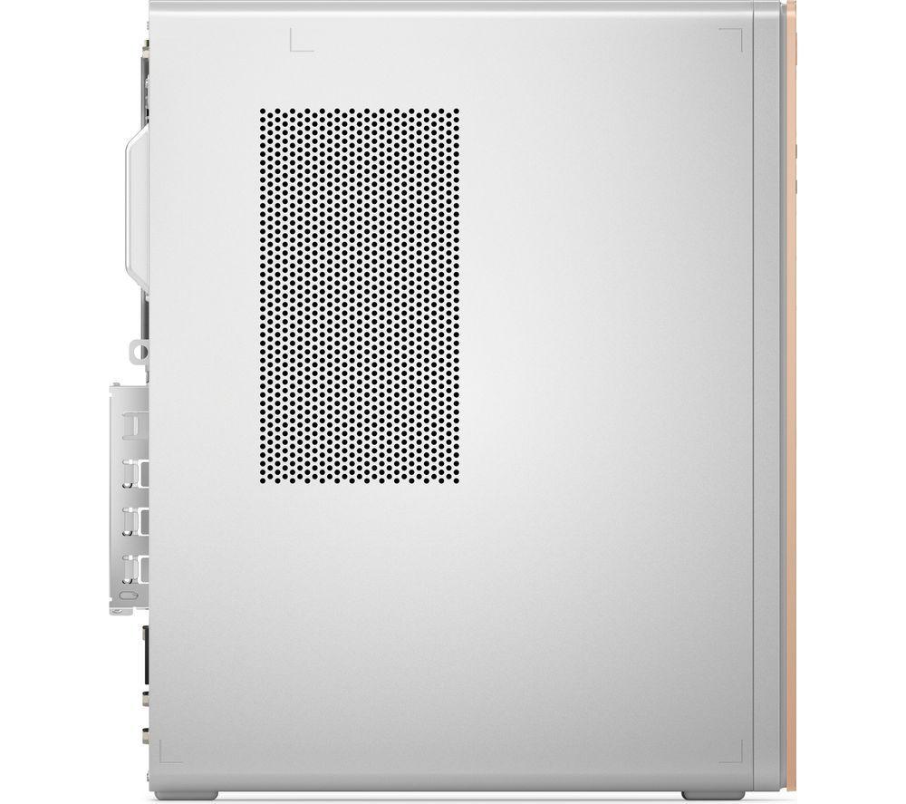 LENOVO IdeaCentre Desktop PC - Intel® Core™ i3, 512 GB SSD, Grey & Orange
