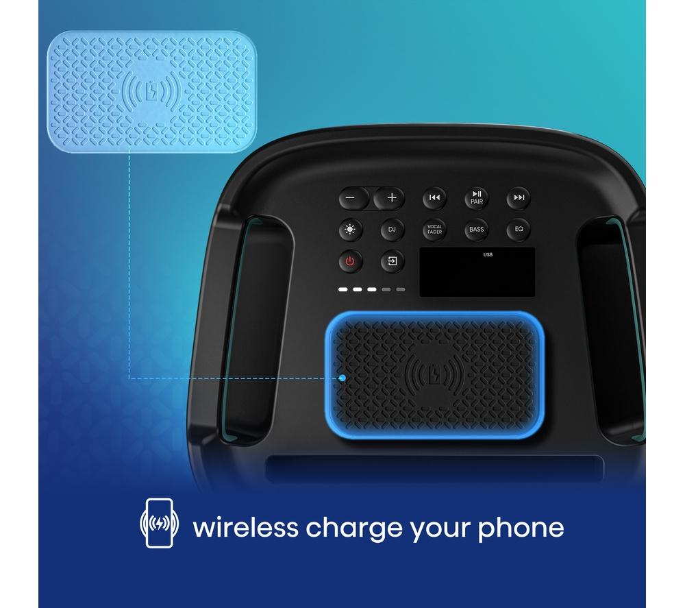 Altavoz de fiesta Megasound Bluetooth HISENSE Party Storm - Negro