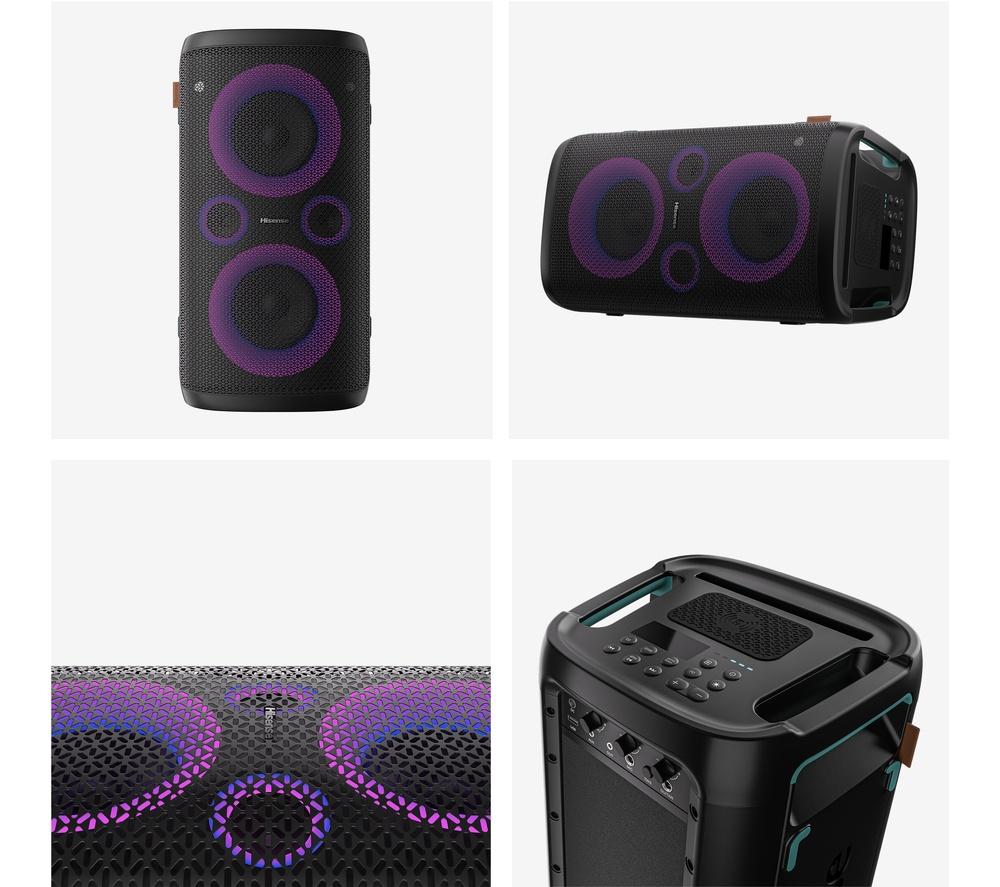 Altavoz de fiesta Megasound Bluetooth HISENSE Party Storm - Negro
