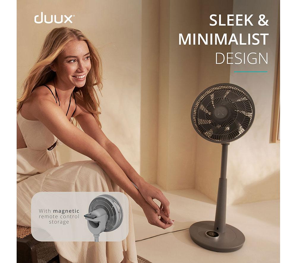 DUUX Whisper 2 13.4" Ventilador de Pedestal - Gris