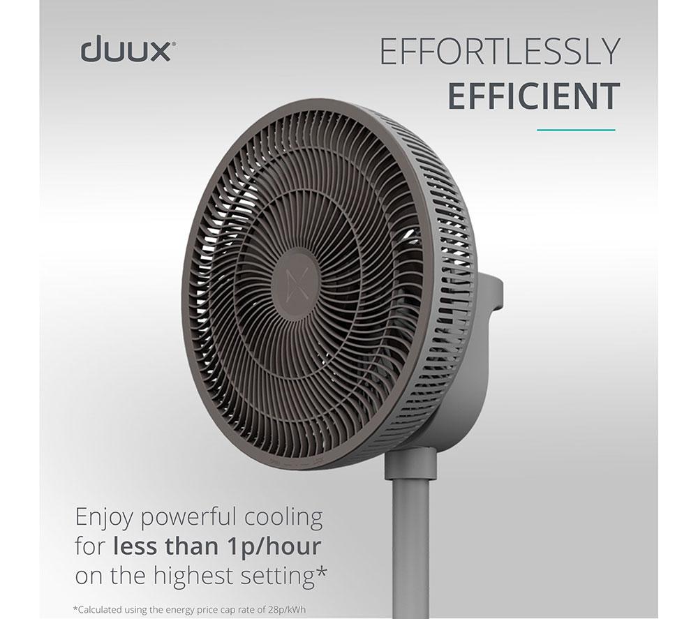 DUUX Whisper 2 13.4" Ventilador de Pedestal - Gris