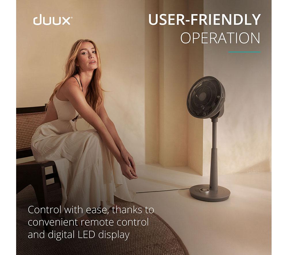 DUUX Whisper 2 13.4" Ventilador de Pedestal - Gris
